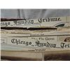 Image 3 : LOT BOX 1929-30 NEWSPAPER ARTICLES CLIPPINGS