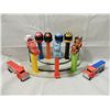 Image 2 : 11 PEZ DISPENSERS NASCAR, DISNEY CARS, CUBS