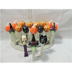 18 CT HALLOWEEN PEZ PUMPKINS & WITCHES