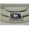 Image 1 : GERMAN SILVER 1 TROY OUNCE BISON BAR
