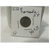 Image 1 : 1872 CANADIAN FIVE CENT PIECE