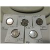 Image 1 : LOT 5 BUFFALO NICKLES ASSORTED MINT YEARS