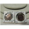 Image 2 : LOT 2 ONE CENT PIECES 1850 & 1853
