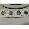 Image 1 : LOT 4 TWO CENT US PIECES VARIOUS YEARS (1864)