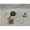 Image 1 : LOT 7 ASSORTED ASHTRAYS & TABLE LIGHTER