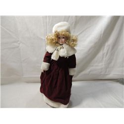 HOUSE OF LLOYD WINTER THEME PORCELAIN DOLL