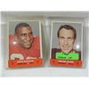 Image 2 : LOT 2 1969 STAND UP FOOTBALL PLAYER CARDS