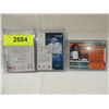 Image 3 : LOT 3 FOOTBALL PLAYER CARDS ROOKIE GATES JERSEY Y