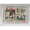 1979 & 1982 WALTER PAYTON FOOTBALL PLAYER CARDS