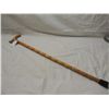 Image 1 : 32" HANDLED WALKING STICK NATURAL WOOD FINISH