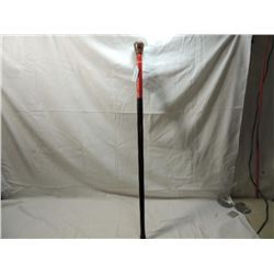 STRAIGHT WALKING STICK 35" RED & BLACK