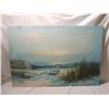 Image 1 : 36X24 ORIGINAL ACRYLIK SEA SCAPE PAINTING BY
