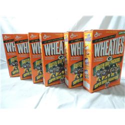 LOT 6 SUPERBOWL XXI GREEN BAY PACKERS WHEATIES