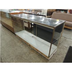 VINTAGE STORE DISPLAY CASE WOODEN