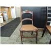Image 1 : SINGLE BENTWOOD BENT WOOD MAPLE RUSH SEAT CHAIR