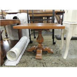 BURL BURLD WALNUT TOP END TABLE