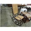 Image 2 : VINTAGE BENTWOOD BENT WOOD ROCKER CANE SEAT