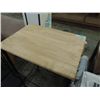 Image 3 : ROLL AROUND KITCHEN CART BUTCHER BLOCK TOP