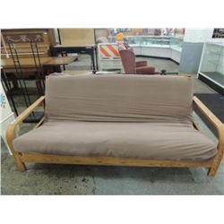AUGUST LOTZ WOODEN FUTON FRAME AND MATTRESS