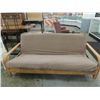 Image 1 : AUGUST LOTZ WOODEN FUTON FRAME AND MATTRESS