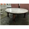Image 1 : WEIMAN ROCKFORD MADE MARBLE TOP COFFEE TABLE