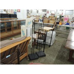 LOT PAIR STANDING SPEAKER STAND