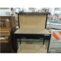 WATERLOO METAL WOOD TOP WORK BENCH LIKE NEW