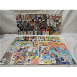 LOT BOX FANTASTIC FOUR MARVEL COMIC BOOKS
