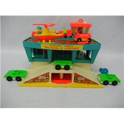 Fisher-Price Play Family Airport w/ Baggage Carts, Fuel Wago, Helicopter, and Car