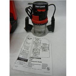 Craftsman 1.5 HP Router, Double Insualted, 25,000rpm