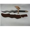 Image 2 : Large Ornate Knife w/ Dragon Hilt and Sheath