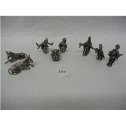 Pewter Nativity Set