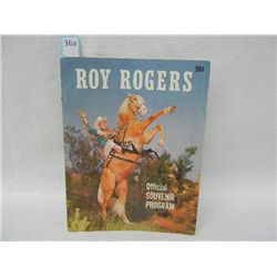 Roy Rogers Official Souvenir Program