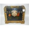 Image 1 : Small Wooden and Floral Trunk