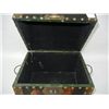 Image 2 : Small Wooden and Floral Trunk