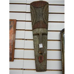 Wooden Mask Wall Hanger