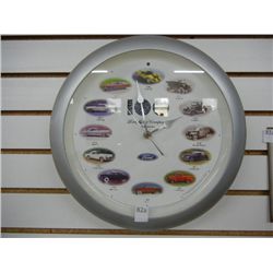 Ford Motor Company 100 Year Anniversary Wall Clock