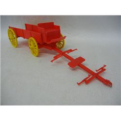 Plastic Toy Buckboard Wagon