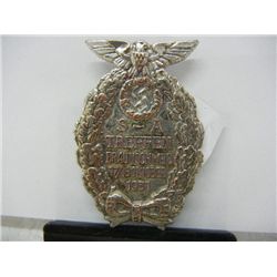 German Nazi Pin, Dated 1931,  SA Treffen Braunschweic
