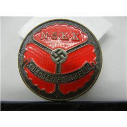 German Nazi NSKK Pin