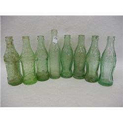 3 Richmond, IN Coca-Cola Bottles, 4  Coca-Cola Bottles and 1 Dayton, OH OLT Bottle