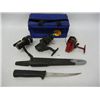 Image 1 : 3 Fishing Reels, Gerber Filet Knife w/ Broken Tip