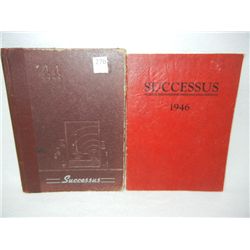 1944 and 1946 Success, Union City Indiana Yearbooks