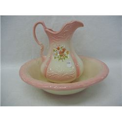 Iron Stone Pitcher and Bowl Set