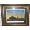 Image 2 : Large Framed Print, "Sunset Old Homeplace" by RC Davis