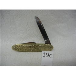 German Swastika Deutschland Erwacht 2 Bladed Pocket Knife