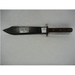 Large KKK Knife w/ "Knights of Ku Klux Klan Klan Day, Sep. 23, 1923, Knoxville TN" Inscribed Handle