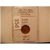 Image 1 : 1907 Indian Head Cent, MS