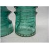 Image 2 : 2 Green Glass Insulators