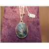 Image 1 : Sterling Necklace w/ Abalone Pendant